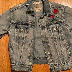 Polo Ralph Lauren denim distressed jacket